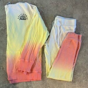 Justice Kids Pastel Ombre Joggers